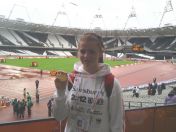 Natasha wilson with her school games winners medal
