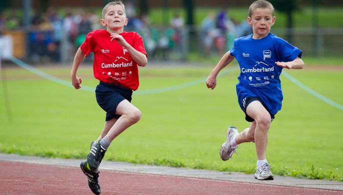 Cumbria School Games Runners