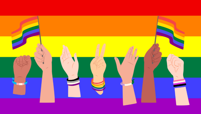 The Pride Rainbow Flag