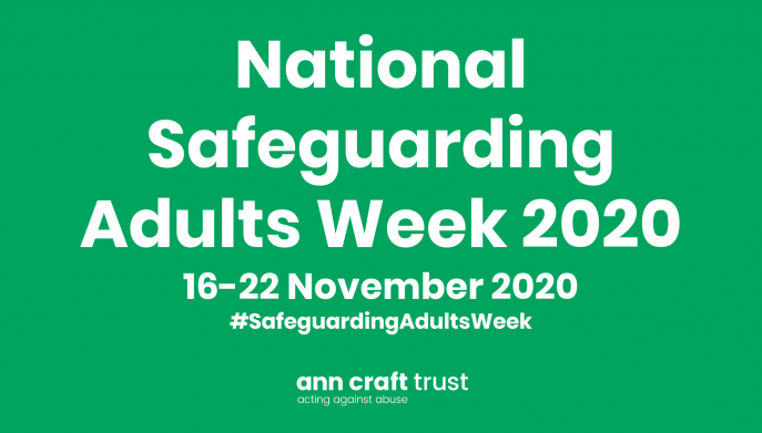 Logo from ACT about Safeguarding Adults week 16-22 November 
